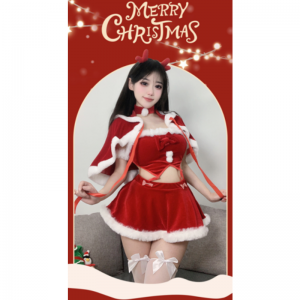 Cosplay Christmas costumes, sexy nightclub uniforms, New Year's alluring sets, pure and innocent 