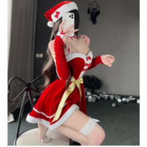 Christmas costumes, Christmas cosplay dresses, reindeer-themed Christmas stage performance costume sets, Christmas maid uniforms 141 price:$132.99