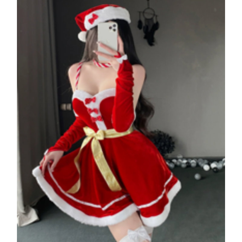 Christmas costumes, Christmas cosplay dresses, reindeer-themed Christmas stage performance costume sets, Christmas maid uniforms 141 price:$132.99